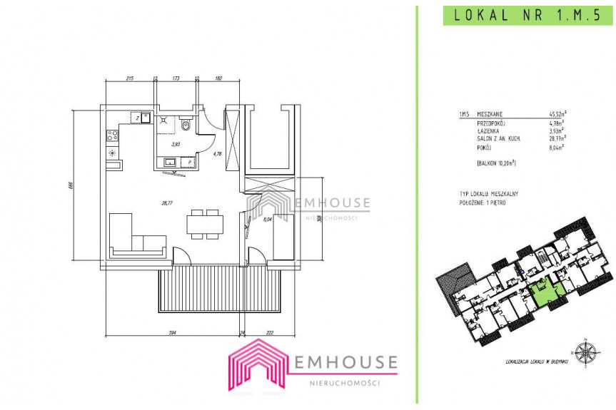 kołobrzeski, Ustronie Morskie, Apartament 45.52m2 2 pok 500m od plaży SPA